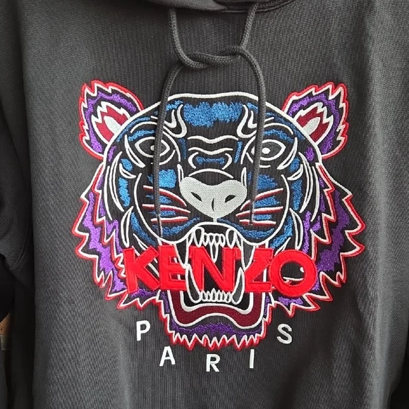Kenzo Black Tiger Hoodie - Picture 4 of 8